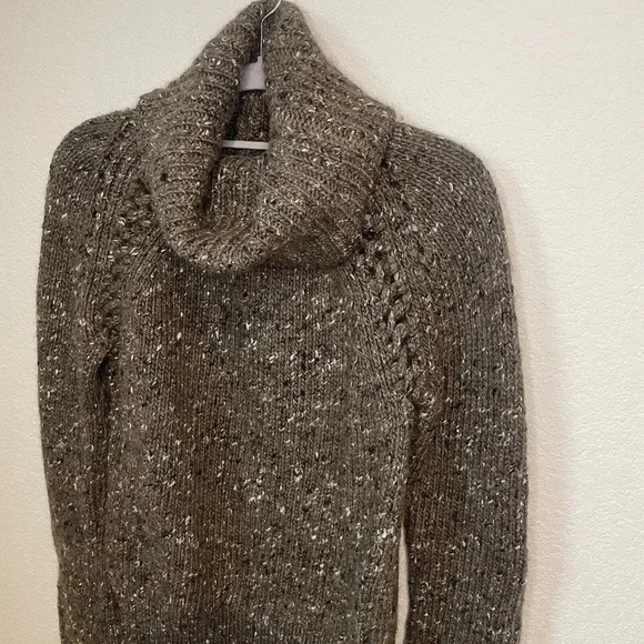 Veronica Beard Indie Sweater Womens Small Brown Knit Wool Turtleneck - Picture 6 of 16